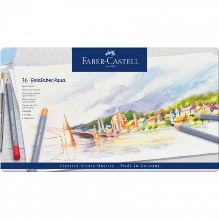 Chì Màu Nước Goldfaber, Hộp Thiếc 36 Màu